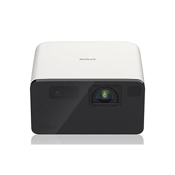 Epson EF-21W Mini Smart 3LCD Projector, Full HD, 1000 Lumens Home Cinema Laser Projector, White
