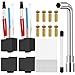 BILIPLE 2 pezzi Kobra 2 Hotend Kit | Hot end Set per stampante 3D con 8 ugelli in ottone da 0,4 mm, chiavi per ugelli, 20 aghi per la pulizia e 2 custodie in silicone, per Kobra 2/2 Plus/2 immagine