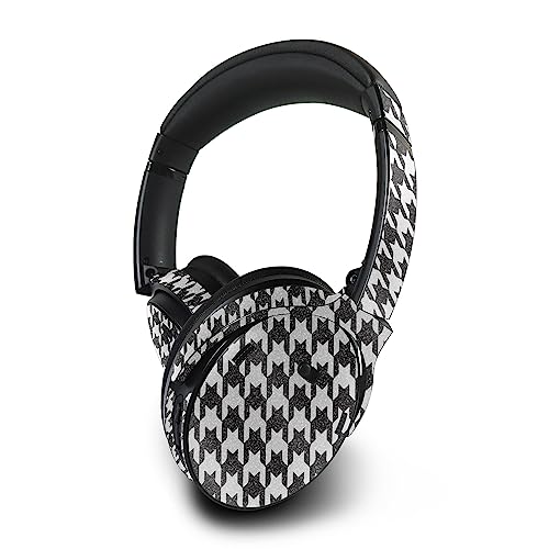 Image of MightySkins Glossy Glitter Skin Compatible with Bose QuietComfort 45 Headphones Houndstooth | Protective, Durable High-Gloss Glitter Finish | Easy to Apply | Made in The USA