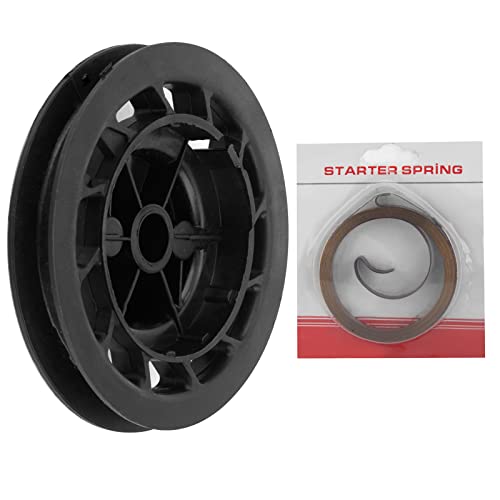 Upgrade 499901 Pulley Spring Assy Replacement for Briggs &amp; Stratton Lawn Mower Starter Recoil Pulley #499897 OEM Parts 5-Year Warranty