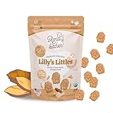Rondi's Kitchen Lilly's Littles Organic Tender Dog Treats - Natural Doggie Cookie for Small Dogs, Puppy, Senior, Training - Human Grade Superfood Biscuit with Bone Broth - Chicken & Sweet Potato