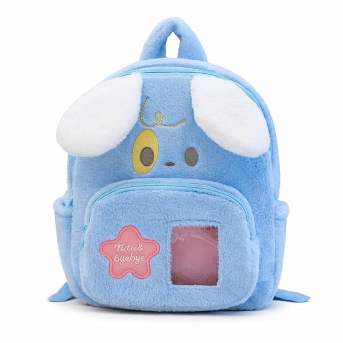 Cute Kids Plush Backpack Kawaii Animal Cartoon Bag for Baby Boys & Girls (1–6 Years), Soft Toy Mini Travel School Bag, Lightweight Toddler Backpack for Nursery, Picnic & Gifting-image-36