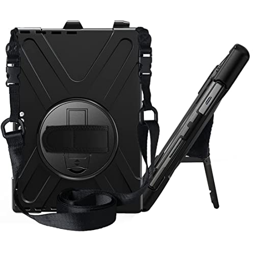 Surface Pro 6/ Pro 5/ Pro 4 �P�[�X �V�����_�[ �V���R���yAPOLA�z�|���J�[�{�l�C�g �n�[�h�V�F�� + �\�t�gTPU ��2�w�\���ŁApencil ���[�A�S�ʕی� �ϏՌ� �Ռ��z�� �h�o �T�[�t�F�C�X Pro6/5/4 �P�[�X 