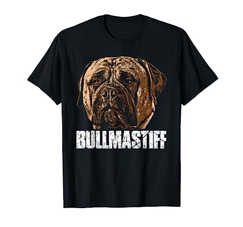 Bullmastiff Dog Vintage Mastiff Pet Bullmastiff T-Shirt for Men Women