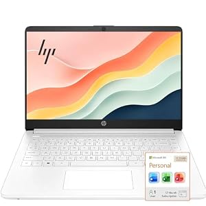 HP Everyday Slim 8GB RAM Laptop | Office 365 1 Year | 64GB SSD | Intel Quad-Core Processor | 11.5 HRs Battery | Copilot AI Windows 11 Laptop no Mouse