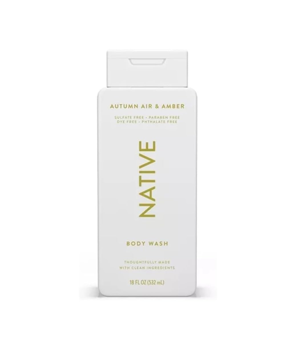 Autumn Air & Amber Body Wash Native Fall Collection 18 Fl. oz – (Pack of 1)