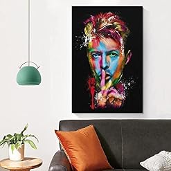 ZYUANYUAN Affiches sur Toile Tableau sur Toile Andy Warhol David Bowie and Family Bedroom Decor sans Cadre 60X90cm - Les Beatles, Paul McCartney, John Lennon, RIngo Starr, George Harrison ZYUANYUAN Affiches sur Toile Tableau sur Toile Andy Warhol David Bowie and Family Bedroom Decor sans Cadre 60X90cm – Image 3