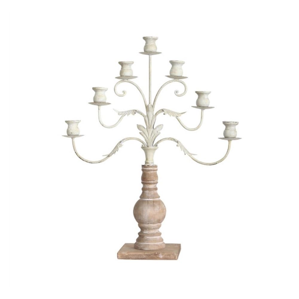Candle Holder Vintage Romantic Decoration Candlestick Light Luxury Household Candle Holder Candlelight Dinner Seven-hole