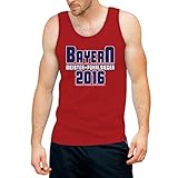 Bayern Meister und Pokalsieger 2020 Fanshirt Tank Top X-Large Rot