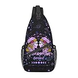 Gemini Constellation Sling Bag - Zodiac Sign Crossbody Bags For Men & Women