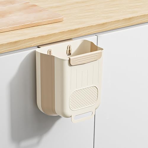 Caneca Plegable de Pared para Cocina Blanca