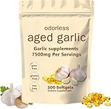 Gealterter Knoblauchextrakt 7500 Mg, Geruchlos, Gentechnikfrei, Glutenfrei, TäGliche ImmunitäT FüR Erwachsene ,1pcs