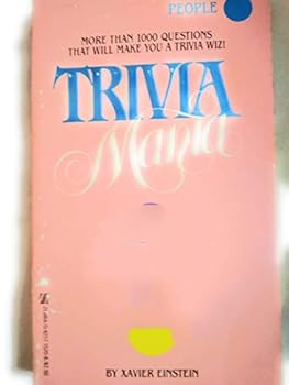 Paperback Trivia Mania: People Book