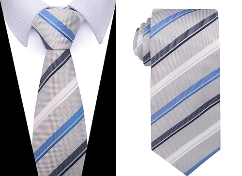 Image of Passabin Tie For Men Necktie Woven Jacquard Neck Ties Set 6 PCS