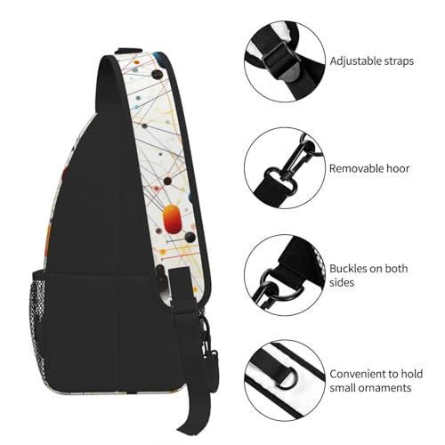 Morrales Sling Bag para Hombre y Mujer, Bolsa Urbana miniatura 7