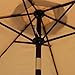 Blissun 7.5 ft Patio Umbrella, Yard Umbrella, Outdoor Market Umbrella with Push Button Tilt Crank (Tan)