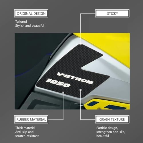 Grip réservoir V-Strom 1050 autocollant antidérapant - 5