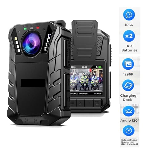 Cámara montada en el cuerpo Full HD con 64GB de memoria interna y resistencia al agua IP66 3