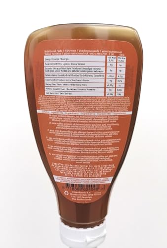 CleanFoods 1 Kalorie Dessertsoße I salty caramel geschmack I 425ml I salzige karamell dessert sauce I weniger als 1 kcal pro portion (5g) I vegan