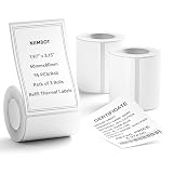 NIIMBOT 3 Roll Set Labels, 2" x 3.2" (50x80mm) Waterproof Thermal Label