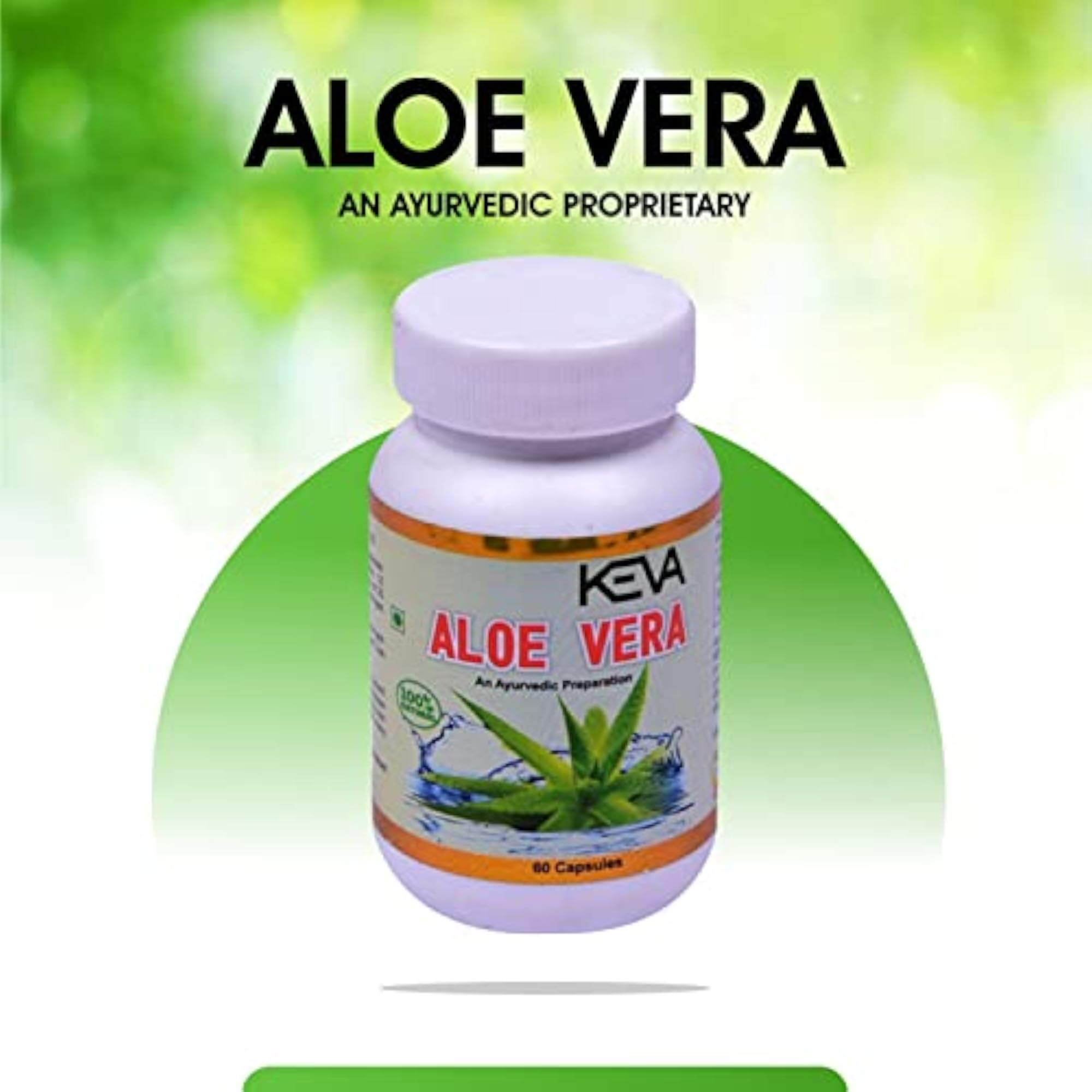 KEVA Aloe Vera Capsules for Health Benefits