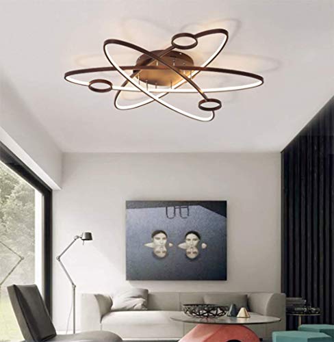 GH-YS Ceiling Light Dimmable LED Acrylic Pendant Lamp Chandelier Lighting For Living Flush Mount Fixture Home Room Bedroom 70W,Brown,A steampunk buy now online GH-YS Ceiling Light Dimmable LED Acrylic Pendant Lamp Chandelier Lighting For Living Flush Mount Fixture Home Room Bedroom 70W,Brown,A steampunk buy now online