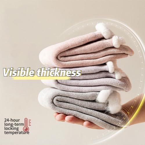 Autumn and Winter Thick Socks with Plush and Thickened Women's Warm and Thick Coral Velvet Socks3