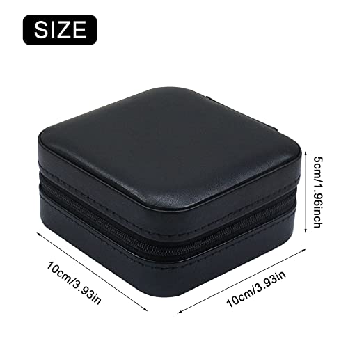 Srdrew Personalized Jewelry Box For Women Custom Leather Travel Jewelry Case Organizer With Name Birth Flower Month For Bridesmaid Girls Wedding Mom Birthday Gifts #TOP3