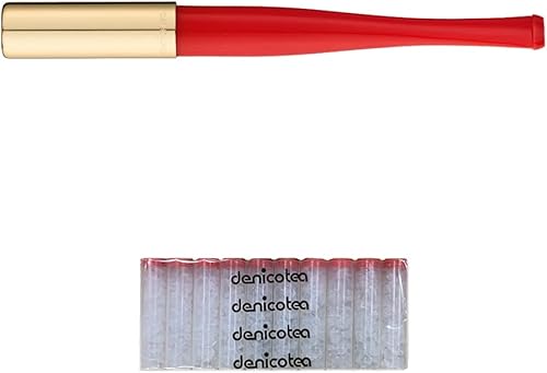 Miniatura 7 de Denicotea Lady Ejector Series - Soporte para cigarrillos con ranura para filtro y 10 filtros gratis, color negro, añade estilo y sofisticación