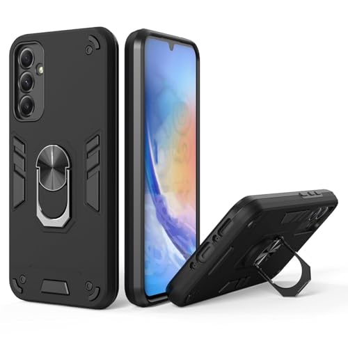 Image of NDCOM for Samsung A34 5G Back Cover - Durable & Sleek A34 5G Samsung Back Cover with Perfect Fit, Light Weight, Easy To Apply & Great Grip Anti Slip - Black