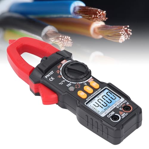 Digitales Zangenmessgerät, 6000 Zählungen, T-RMS-Multimeter, Auto-Ranging-Voltmeter, Amperemeter mit AC/DC-Strom und Spannung, NCV/stromführender Draht, Einschaltstrom,