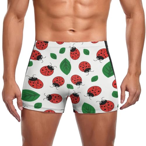 Boxer de bain homme imprimé coccinelle anti-irritation et stretch