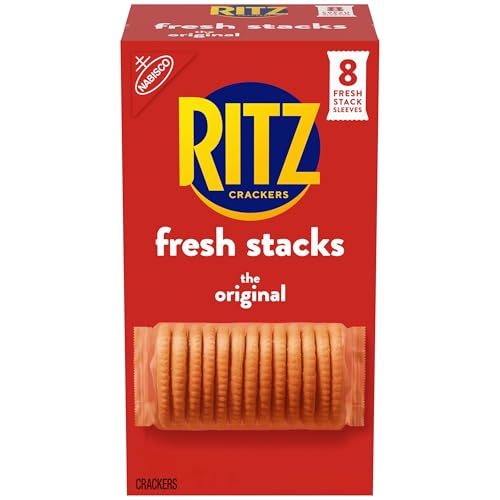 Image of RITZ Fresh Stacks Original Crackers, Travel Snacks, 11.8 oz (8 Multi Snack Packs)