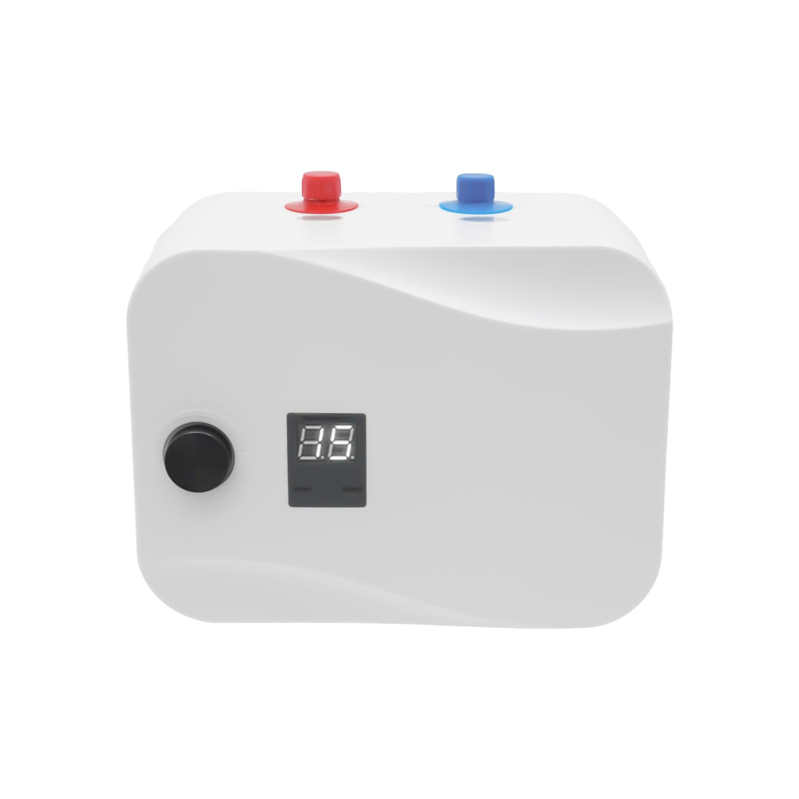 Scaldacqua elettrico istantaneo, 6 l, 30-65 °C, 1500 W | Scaldabagno da 0,75 Mpa, indicatore LED, acqua calda istantanea per lavelli da cucina, lavandini, installazione sottolavello