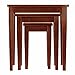 Winsome Regalia Nesting Accent Tables, for Living Room, Walnut, Set of 3