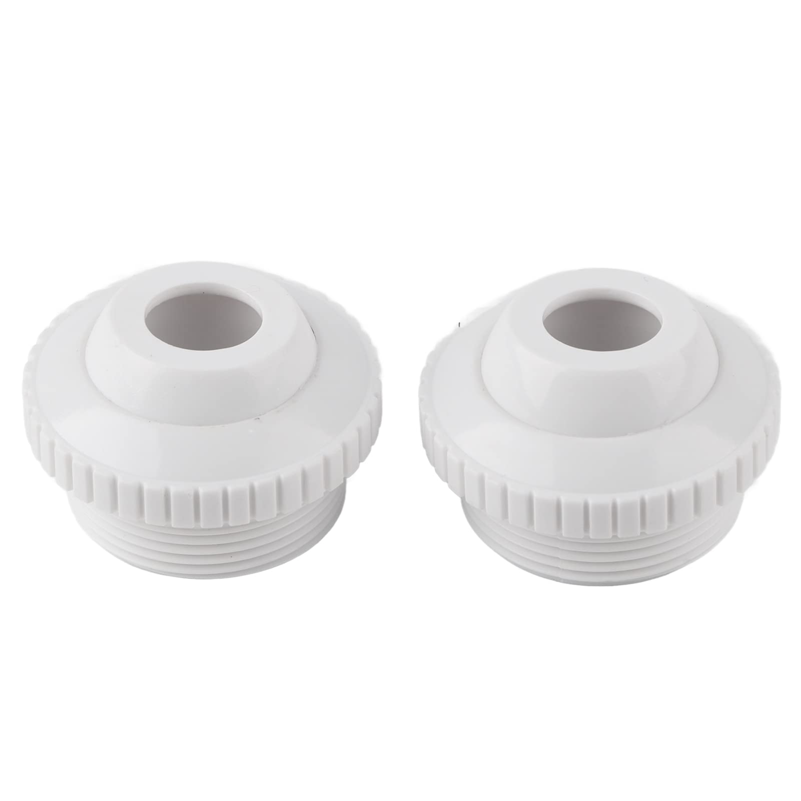 2 Pcs Pool Jet Nozzles Set Directional Flow Inlet Fitting 1.5 Inch Male Thread Opening Rotating Eyeball Hydrostream Return Jet for Spa, Swimming