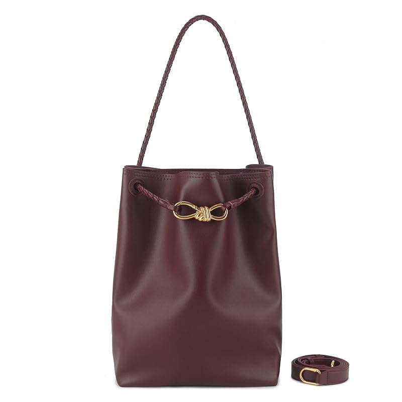 Sac seau en cuir véritable solide et léger pour ne plus manquer d'espace