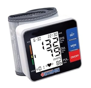 FarmaMed Digitales Handgelenk-Blutdruckmessgerät 180 Speicherplätze