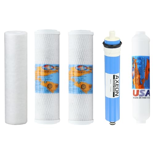 Proline Plus Filter Replacement Compatible Kit - Made in USA, Includes All Needed RO Water Filters Including 50 GPD Membrane for 5 Stage Proline Plus Reverse Osmosis by multiple - Used condition - US$79.04