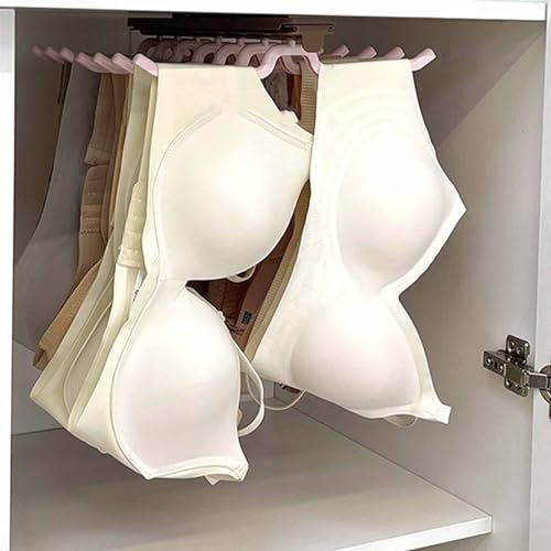 Porte-sous-vêtements coulissant premium avec tringle extensible de placard