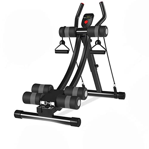 WINBOX AB Workout Equipment, Height Adjustable Ab Machine for Abdominal Exercise and Strength Training, Home Gym Machine With Resistance Bands（Grey） by WINBOX - Image 2