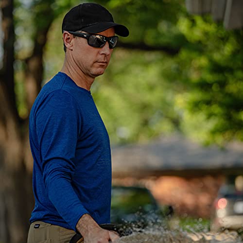 Image of TOROE Eyewear FIELD Wrap Around Sport Sunglasses With Polycarbonate Polarized Lenses, Lightweight TR90 Frame