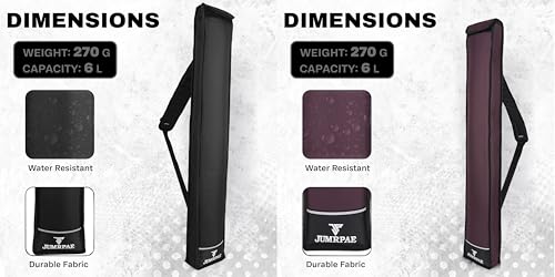 Image of Combo of Cricket Bat Cover | Waterproof Polyester Bat Carry Bag with Adjustable Strap | Durable & Lightweight | Suitable for All Standard Cricket Bats (JPBTBAG01 /03)