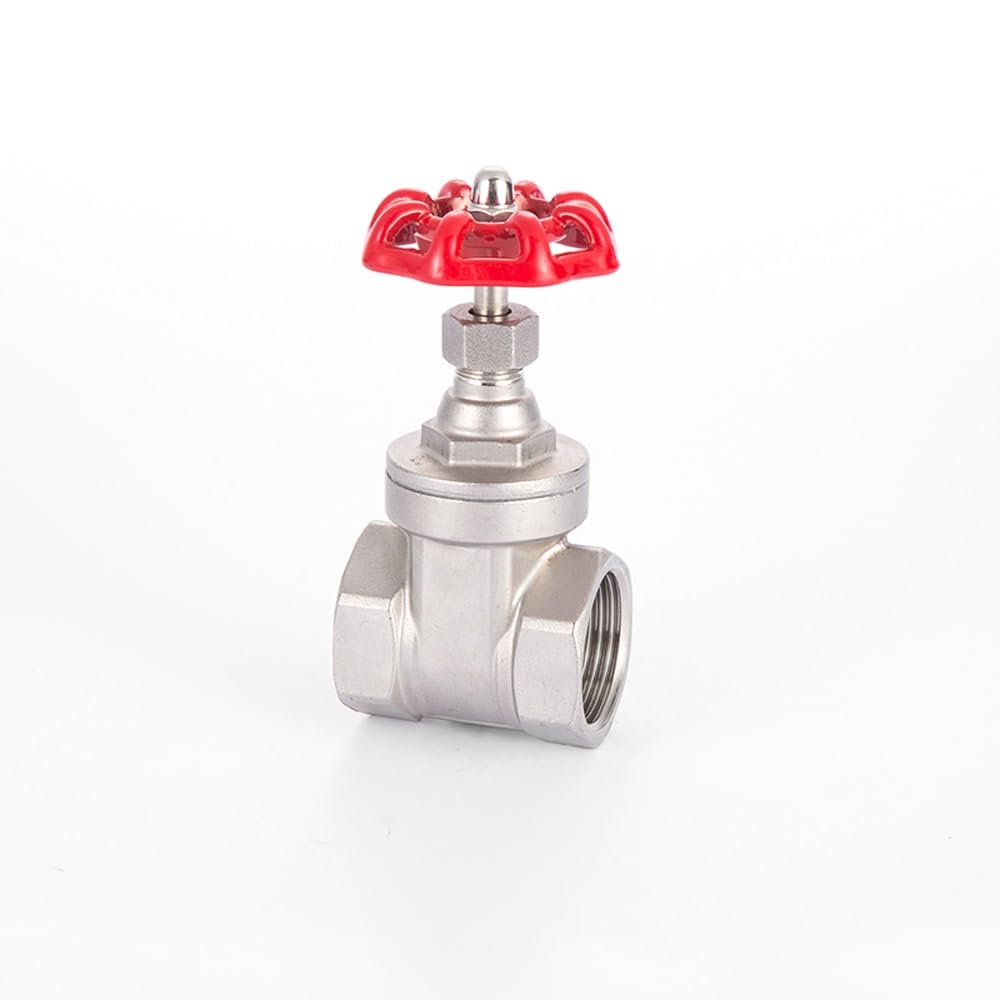 DN15-50 1/2 "3/4" 1 "1-1/4" 1-1/2 "2" BSPT Saracinesca Femmina Acciaio Inossidabile 304 Acqua Gas Olio Giardino Domestico(1-1/2")