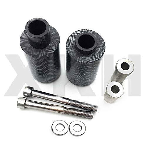 XKMT-No Cut Frame Slider Crash Protector Compatible With 2003 2004 Gsxr 1000 Gsx-R Carbon [B00YWCHMSA]