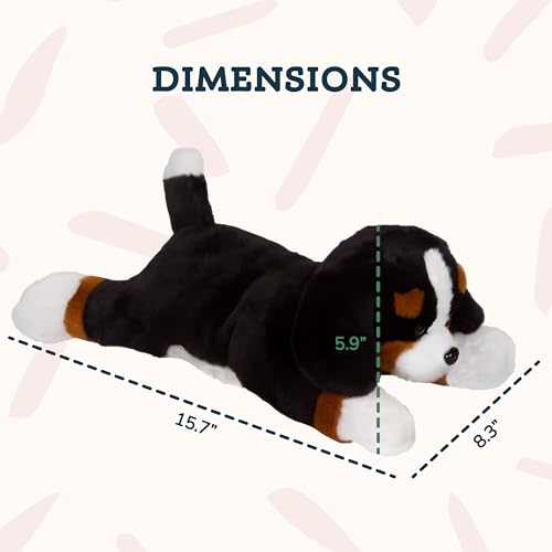 Pixiecrush CGPUPFAM2 Dog Stuffed Animals For Girls Ages 3-8 - Mommy Bernese Stuffed Dog With 4 Puppies - Magical Dog Pillow Plushie - Enchanting Puppy Surprise Toys thumb #2