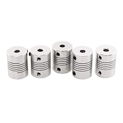 SUOFEILAIMU-PHONE CASE Metal Coupler 5PCS Flexible Coupling OD 19x25mm for CNC Motor Jaw Shaft Coupler 5mm x 8mm (Inner Diameter : 5x8)