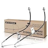 A-Premium Front Driver and Passenger Brake Hydraulic Hoses Compatible with Chrysler and Dodge Models - Charger 2012-2017, Challenger 2012-2021, 300 2012-2021 - Pack of 2