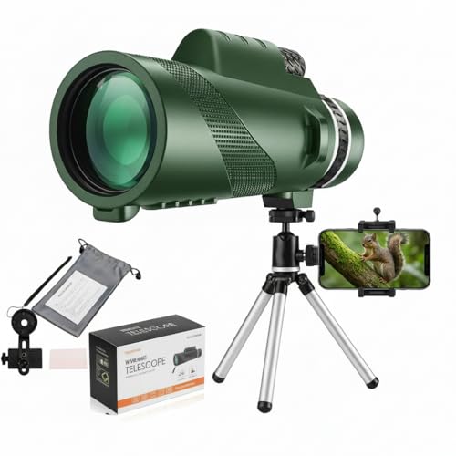 Télescope monoculaire pour smartphone 80x100 faune et nature HD