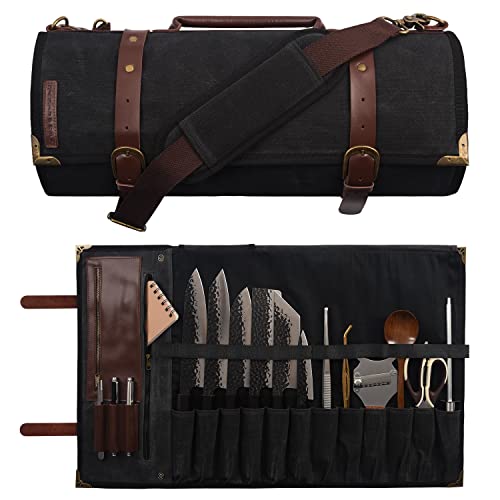 Manjushri 12-Slot Chef Knife Roll